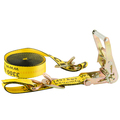 Erickson 2"X20Ft 10,000 lb Ratchet Strap w/ DJH & Floating D Ring (24" Short) 58629